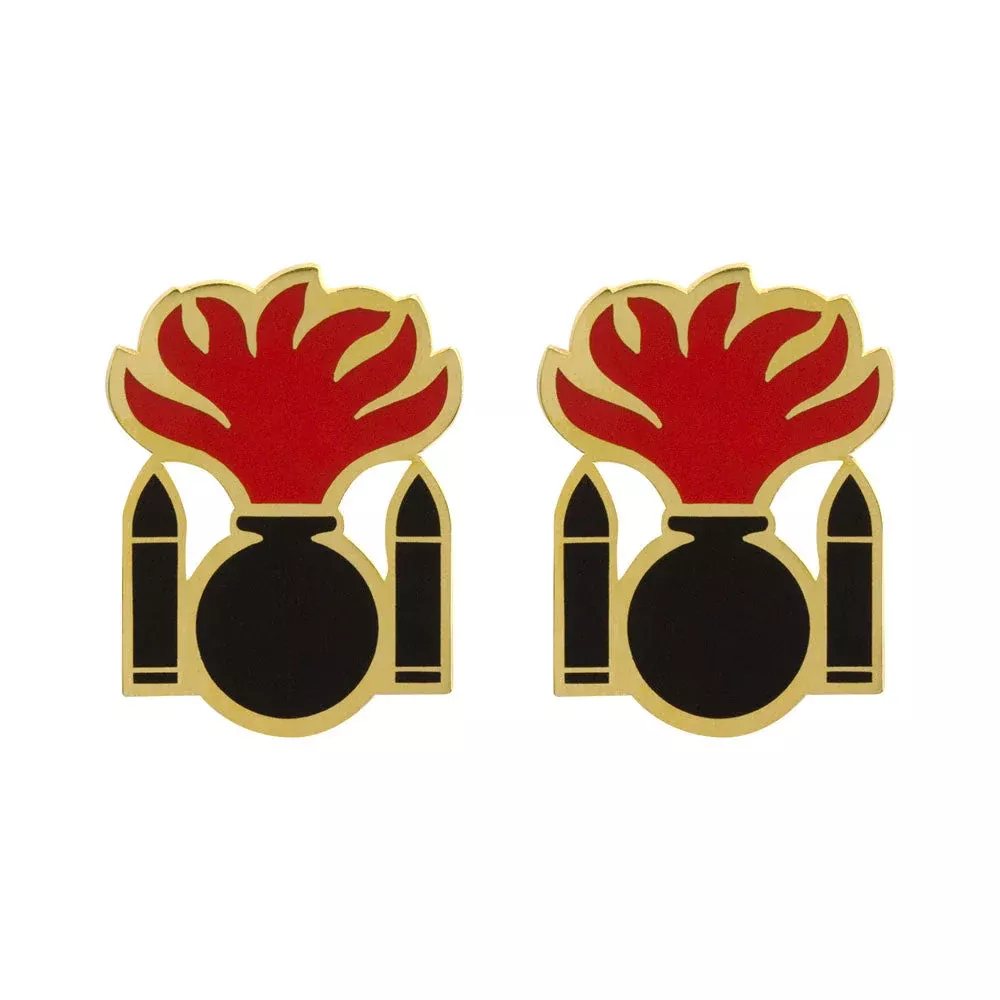101st Ordnance Battalion Unit Crest (No Motto) - Sold in Pairs