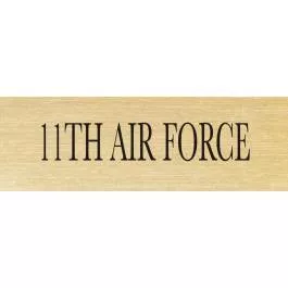 11th Air Force Patch ID Plate