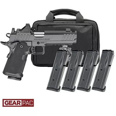 1911 DS PRODIGY AOS 9MM 5''COMP BBL (4)10RD W/VIRIDIAN RFX11