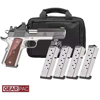 1911 RONIN AOS 9MMLUGER 5''BBL (4)9RD MAG W/VIRIDIAN RFX11
