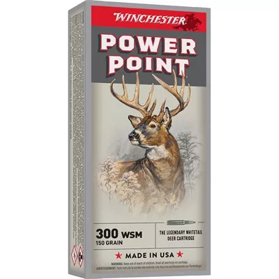 300 WSM Power-Point Bullets - 150 Grain (20 Count Box) 020892214958