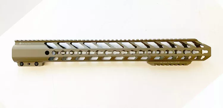 .308 Handguard 18" Short, Extra Bottom Rail KeyMod - FDE