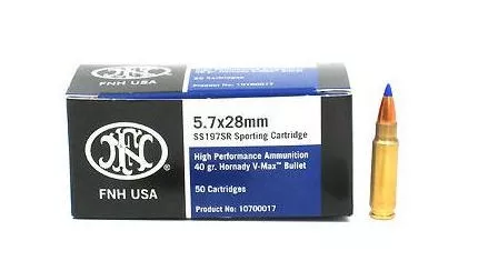 FN SS197SR V-Max Blue Tip 50rd Box