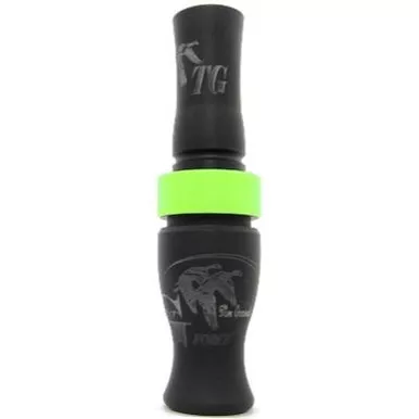 "G" FORCE Goose Call - Flat Black with Lime Band