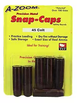 A-Zoom .45 ACP Snap Caps - 6 Pack for Training